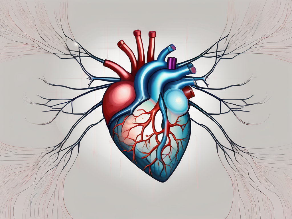 The trochlear nerve in a heart shape